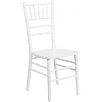 Flash Furniture XS-WHITE-GG Flash Elegance White Wood Chiavari Chair