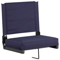 Flash Furniture XU-STA-NVY-GG Stadium Chair in Navy