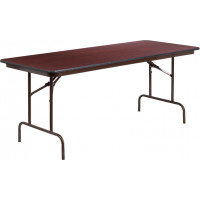 Flash Furniture YT-3072-HIGH-WAL-GG Rectangular High Pressure Laminate Folding Banquet Table