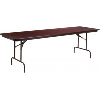 Flash Furniture YT-3096-HIGH-WAL-GG Rectangular High Pressure Laminate Folding Banquet Table