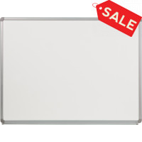 Flash Furniture YU-90X120-POR-GG Porcelain Magnetic Marker Board
