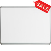 Flash Furniture YU-90X120-WHITE-GG Magnetic Marker Board