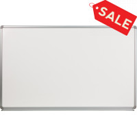 Flash Furniture YU-90X150-POR-GG Porcelain Magnetic Marker Board
