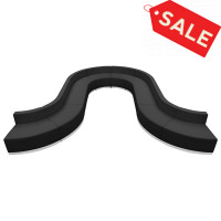 Flash Furniture ZB-803-450-SET-BK-GG HERCULES Alon Series Black Leather Reception Configuration