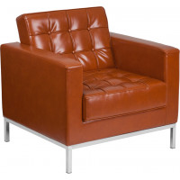 Flash Furniture ZB-LACEY-831-2-CHAIR-COG-GG reception chair in Cognac