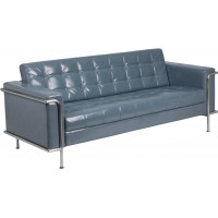 Flash Furniture ZB-LESLEY-8090-SOFA-GY-GG Bonded Leather sofa in Gray